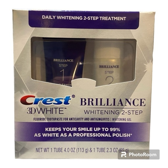 Crest 3DWhite Brilliance Daily 2 Step Whitening Treatment - Picture 1 of 8